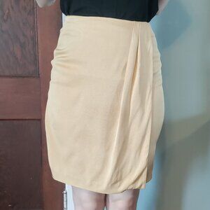 Silk Draping Pencil Skirt by Ellen Tracy